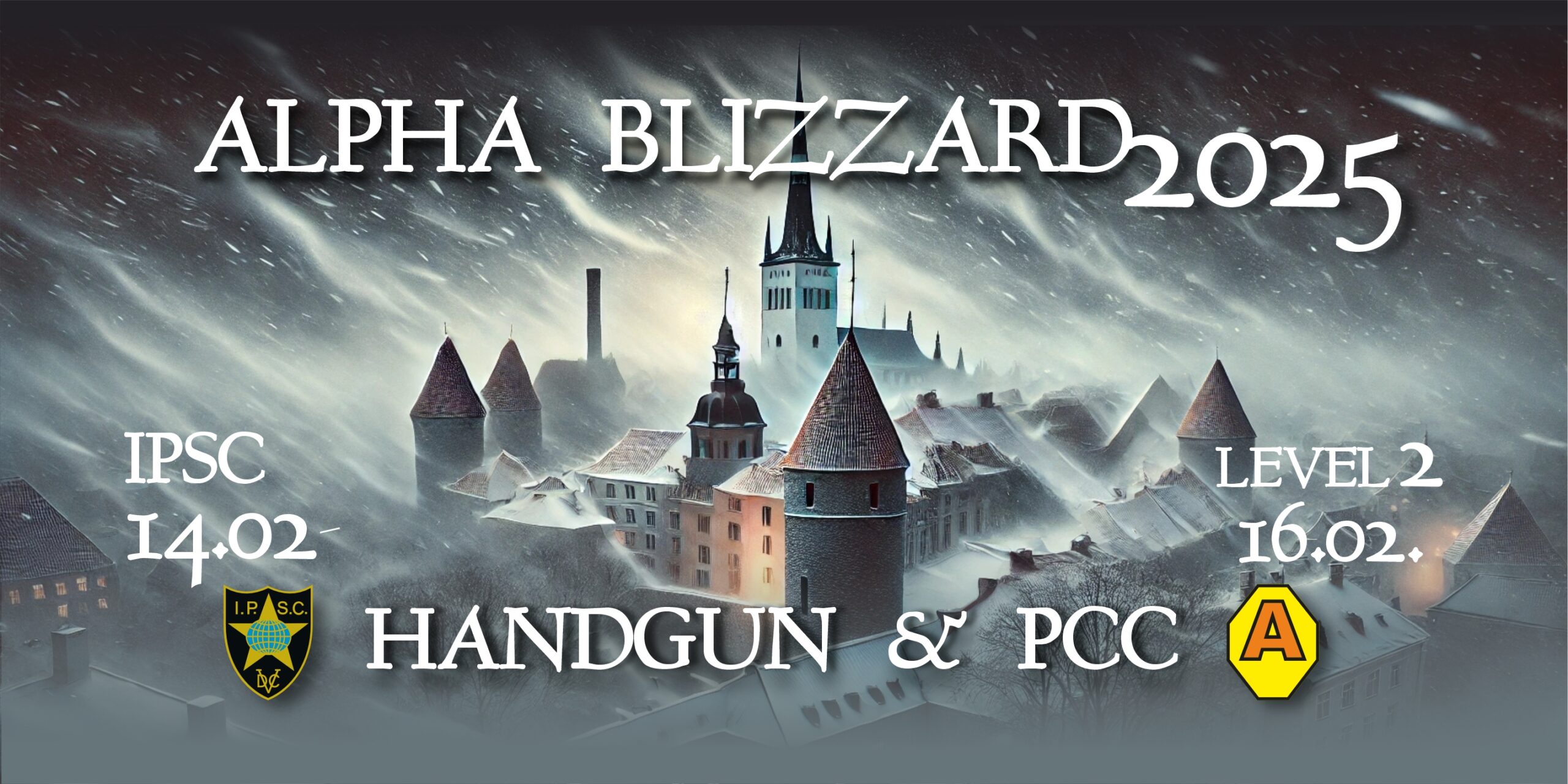 2025.02.14 – ALPHA BLIZZARD 2025, Handgun + PCC – LEVEL II