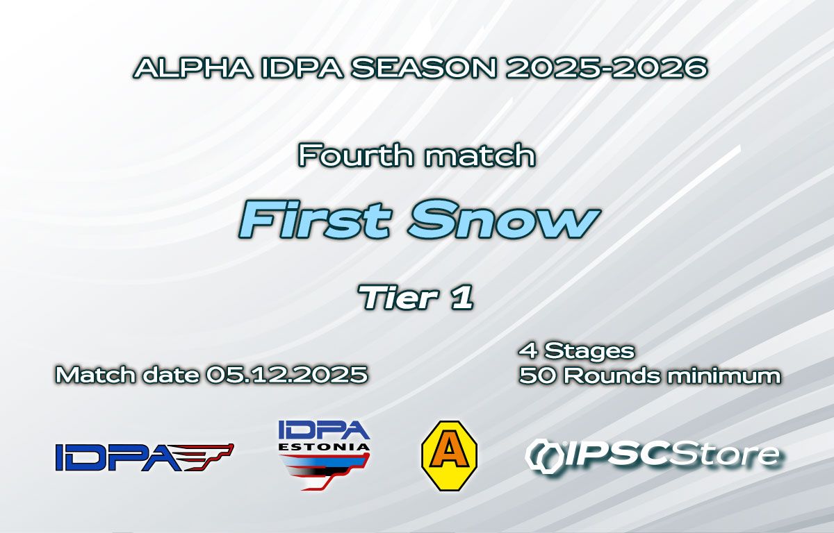 2025.12.05 – «ALPHA IDPA FIRST SNOW 2025» 4th match